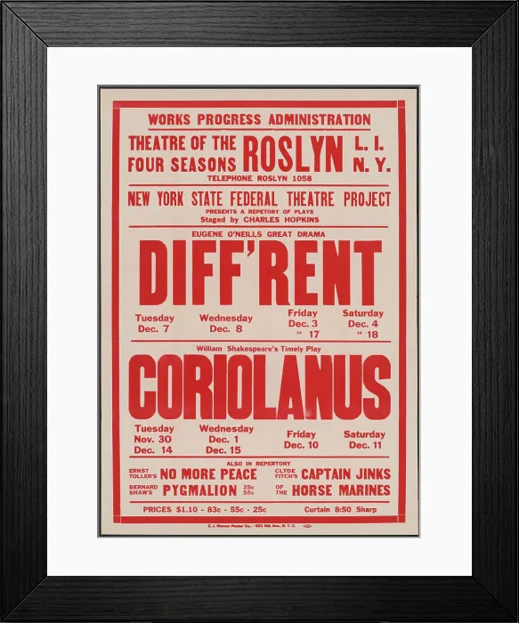 Framed Print : Diff'rent 1, Roslyn, NY, 1937. Creator: Unknown Framed Print : Diff'rent 1, Roslyn, NY, 1937. Creator: Unknown