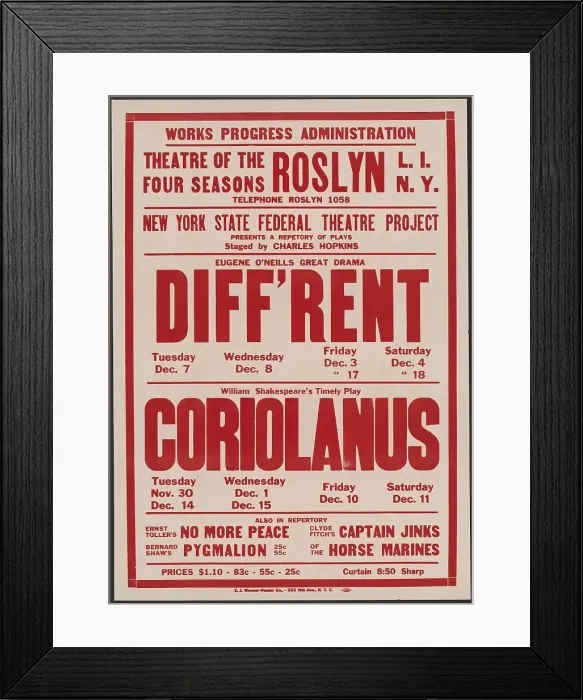 Framed Print : Diff'rent 2, Roslyn, NY, 1937. Creator: Unknown Framed Print : Diff'rent 2, Roslyn, NY, 1937. Creator: Unknown