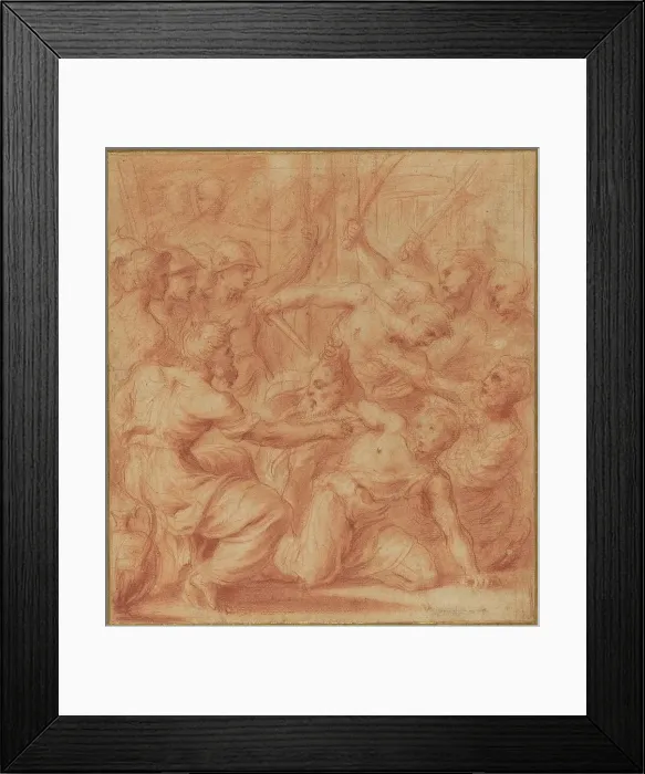 Framed Print : David Offering the Head of Goliath to King Saul. Creator: Carlo Maratti Framed Print : David Offering the Head of Goliath to King Saul. Creator: Carlo Maratti