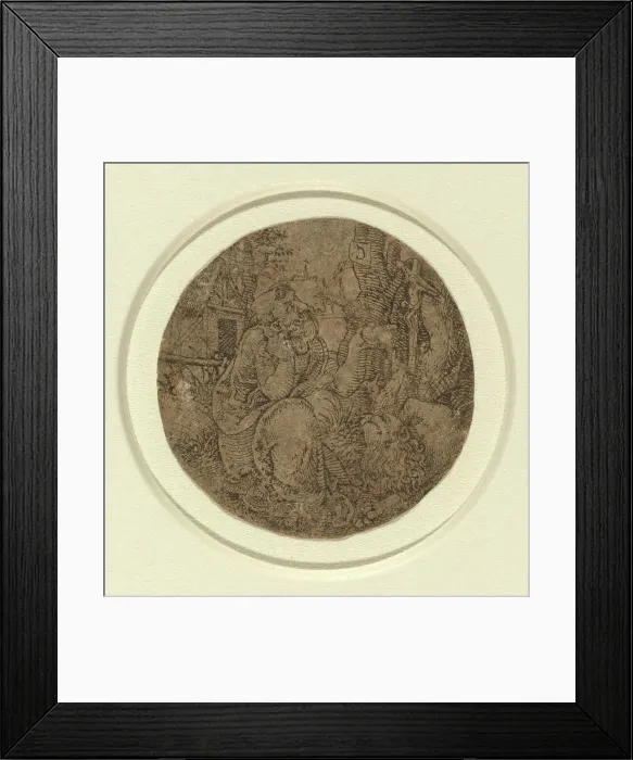 Framed Print : Saint Jerome. Creator: Master C Framed Print : Saint Jerome. Creator: Master C