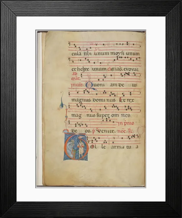 Framed Print : Isaac Sending Esau Out to Hunt, c. 1275. Creator: Master of Imola Framed Print : Isaac Sending Esau Out to Hunt, c. 1275. Creator: Master of Imola