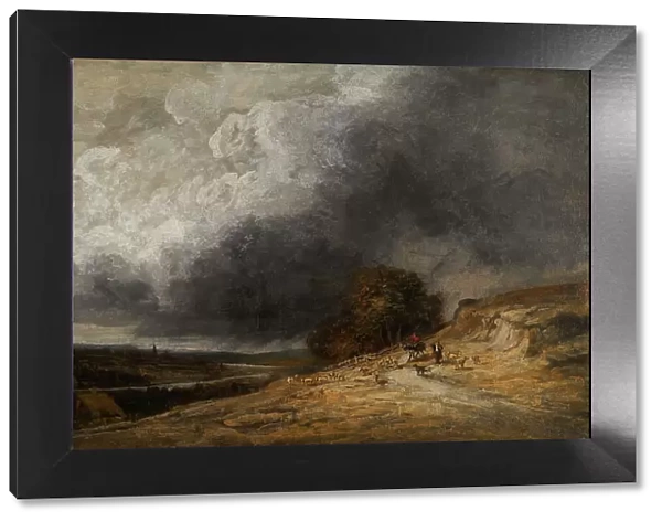 Troupeau sous l'orage, between 1796 and 1843. Creator: Georges Michel