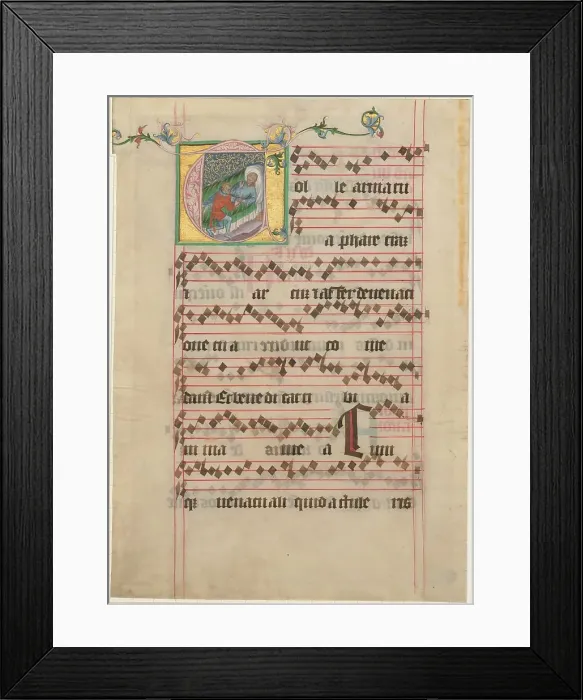 Framed Print : Isaac Blessing Jacob, 1400 / 1405. Creator: Master of the Golden Bull, Follower of Framed Print : Isaac Blessing Jacob, 1400 / 1405. Creator: Master of the Golden Bull, Follower of