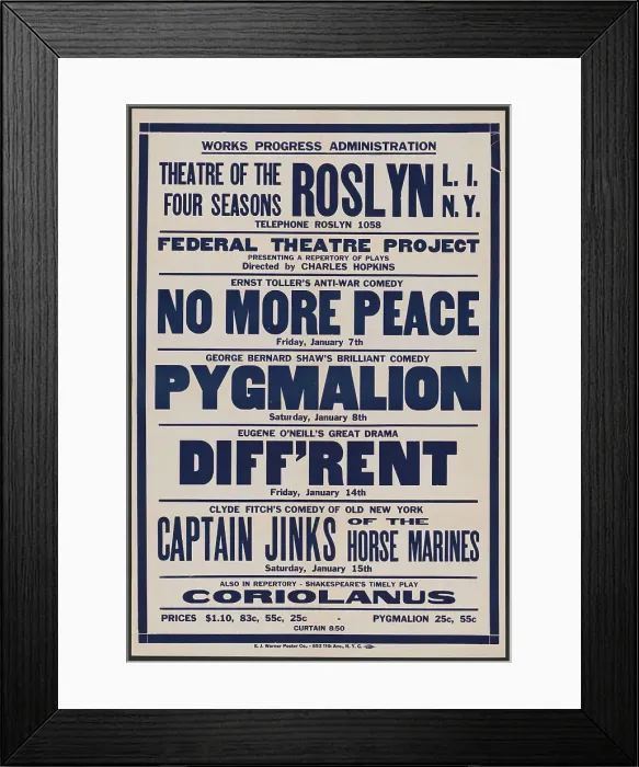 Framed Print : No More Peace, Roslyn, NY, 1938. Creator: Unknown Framed Print : No More Peace, Roslyn, NY, 1938. Creator: Unknown