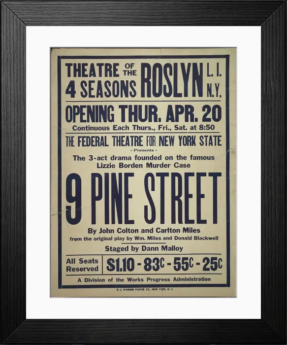 Framed Print : 9 Pine Street, Roslyn, NY, 1939. Creator: Unknown Framed Print : 9 Pine Street, Roslyn, NY, 1939. Creator: Unknown