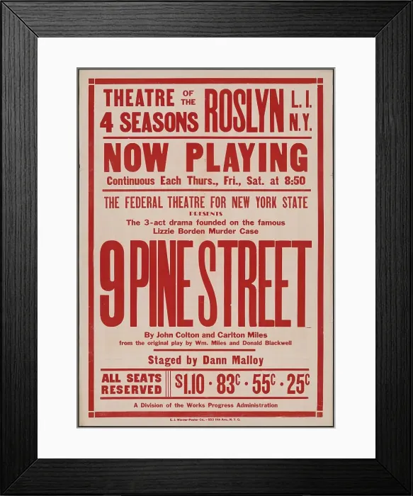 Framed Print : 9 Pine Street, Roslyn, NY, 1939. Creator: Unknown Framed Print : 9 Pine Street, Roslyn, NY, 1939. Creator: Unknown