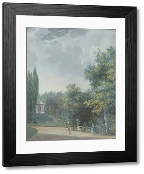 Framed Print : Park View. Creator: Louis Gabriel Moreau Framed Print : Park View. Creator: Louis Gabriel Moreau