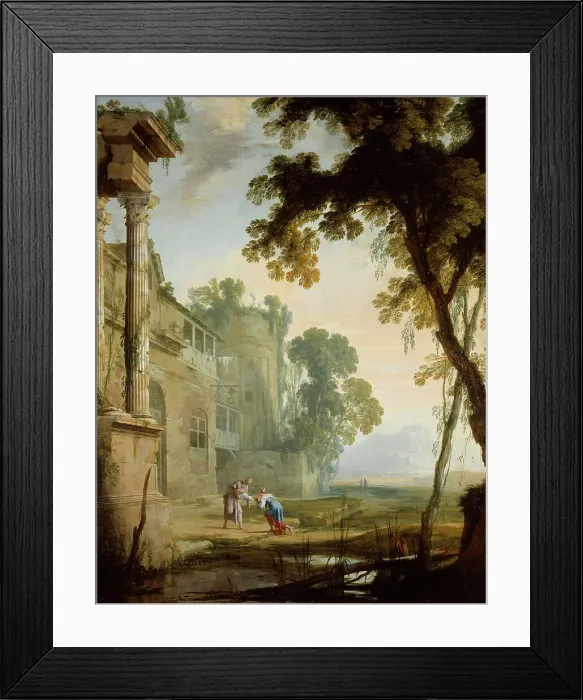 Framed Print : Paysage, c.1650. Creator: Henri Mauperché Framed Print : Paysage, c.1650. Creator: Henri Mauperché