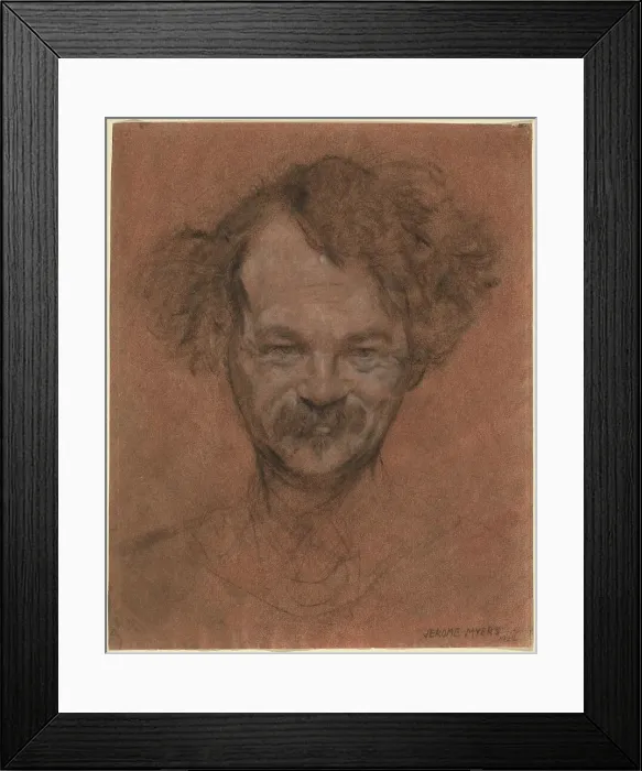 Framed Print : Self-Portrait, 1922. Creator: Jerome Myers Framed Print : Self-Portrait, 1922. Creator: Jerome Myers