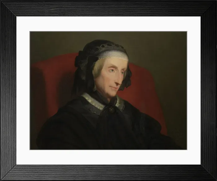 Framed Print : Portrait de la Reine Marie-Amélie en deuil, c.1857. Creator: Workshop of Ary Scheffer Framed Print : Portrait de la Reine Marie-Amélie en deuil, c.1857. Creator: Workshop of Ary Scheffer