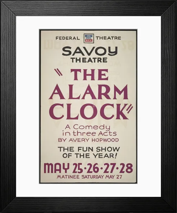 Framed Print : The Alarm Clock, San Diego, [193-]. Creator: Unknown