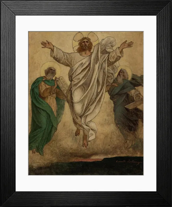 Framed Print : Esquisse pour l'église de Dugny : La Transfiguration : La Résurrection du Christ, c.1874. Creator: Camille-Félix Bellanger Framed Print : Esquisse pour l'église de Dugny : La Transfiguration : La Résurrection du Christ, c.1874. Creator: Camille-Félix Bellanger