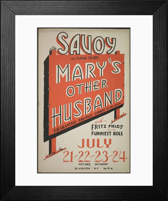 Framed Print : Mary's Other Husband, San Diego, 1938. Creator: Unknown Framed Print : Mary's Other Husband, San Diego, 1938. Creator: Unknown