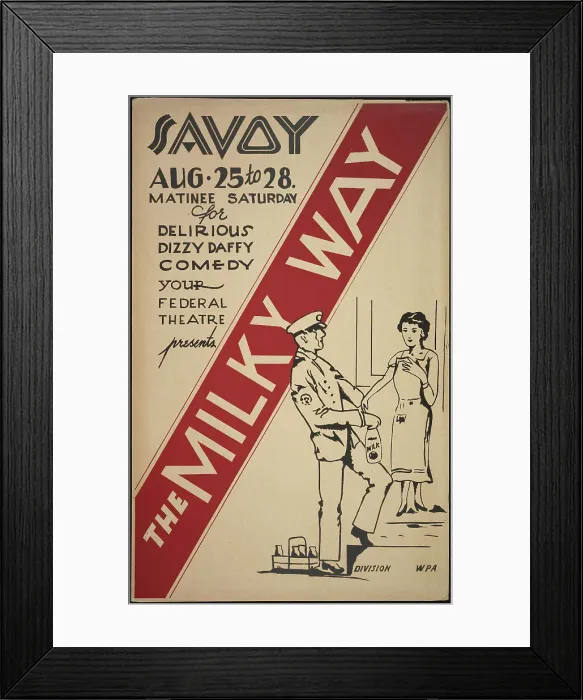 Framed Print : The Milky Way, San Diego, 1938. Creator: Unknown Framed Print : The Milky Way, San Diego, 1938. Creator: Unknown