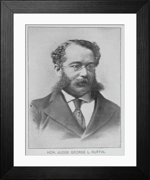Framed Print : Hon. Judge George L. Ruffin, 1897. Creator: Unknown Framed Print : Hon. Judge George L. Ruffin, 1897. Creator: Unknown