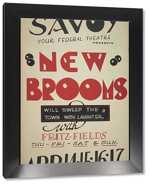 New Brooms, San Diego, 1938. Creator: Unknown