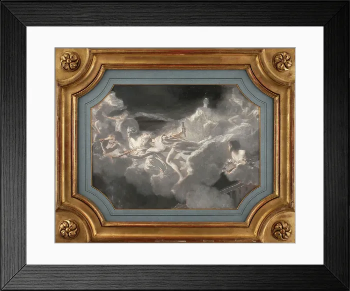 Framed Print : Esquisse pour l'Hôtel de Ville de Paris : La Ville de Paris conviant le monde à ses fêtes, c.1890. Creator: Jean Joseph Benjamin Constant Framed Print : Esquisse pour l'Hôtel de Ville de Paris : La Ville de Paris conviant le monde à ses fêtes, c.1890. Creator: Jean Joseph Benjamin Constant
