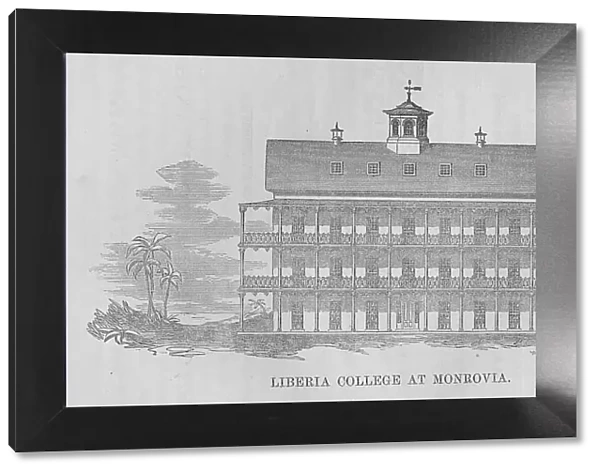 Liberia College at Monrovia. 1863. Creator: Richer Russell
