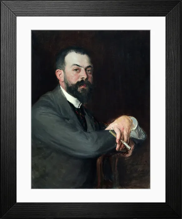 Framed Print : Portrait de Monsieur Léon Pissard jeune, c.1895. Creator: Jacques Emile Blanche Framed Print : Portrait de Monsieur Léon Pissard jeune, c.1895. Creator: Jacques Emile Blanche