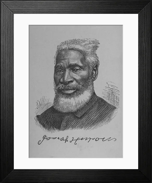 Framed Print : Josiah Henson, 1879. Creator: Unknown Framed Print : Josiah Henson, 1879. Creator: Unknown