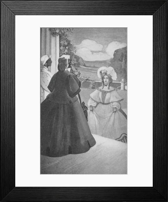 Framed Print : Three women standing on the front porch of a home in the South, 1905. Creator: Unknown Framed Print : Three women standing on the front porch of a home in the South, 1905. Creator: Unknown