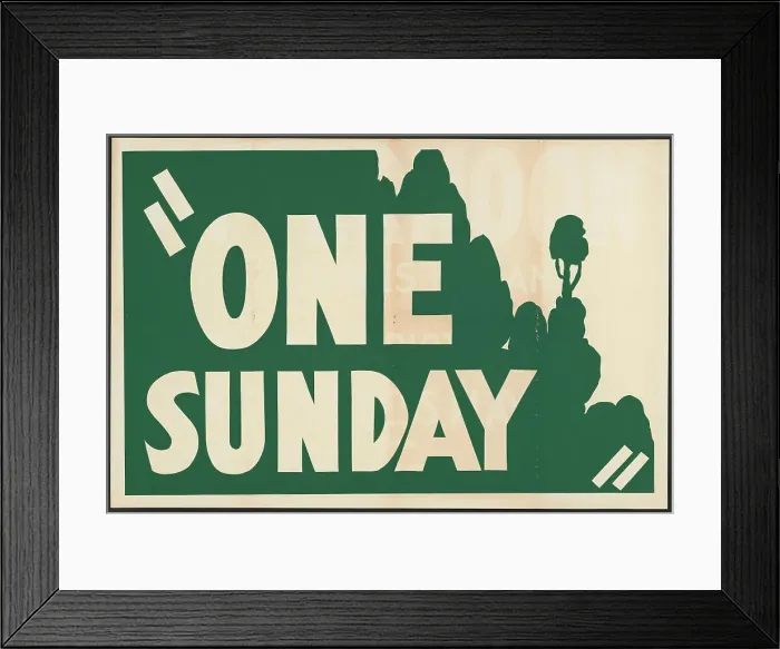 Framed Print : One Sunday Afternoon, San Diego, 1938. Creator: Unknown Framed Print : One Sunday Afternoon, San Diego, 1938. Creator: Unknown