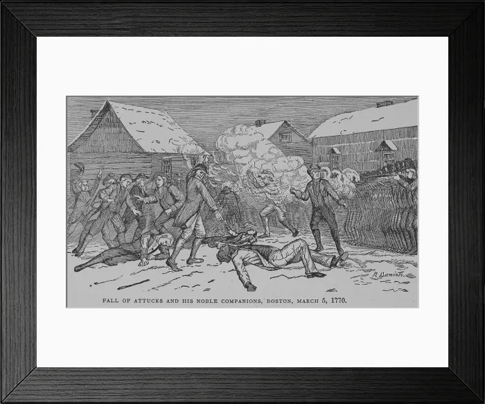 Framed Print : Fall of Attucks, 1902. Creator: Unknown Framed Print : Fall of Attucks, 1902. Creator: Unknown