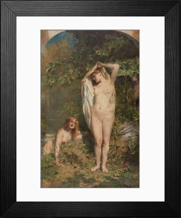 Framed Print : Au soleil, c.1910. Creator: Leon Francois Comerre Framed Print : Au soleil, c.1910. Creator: Leon Francois Comerre
