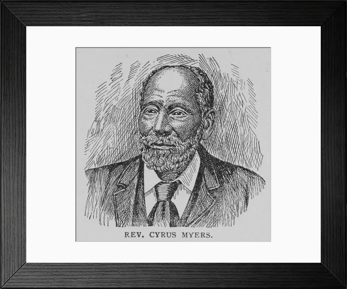 Framed Print : Rev. Cyrus Myers, 1902. Creator: Unknown Framed Print : Rev. Cyrus Myers, 1902. Creator: Unknown