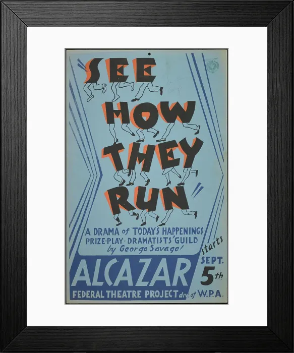Framed Print : See How They Run, San Francisco, [193-]. Creator: Unknown