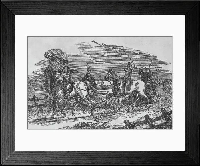 Framed Print : Kidnapping, 1834. Creator: Unknown Framed Print : Kidnapping, 1834. Creator: Unknown