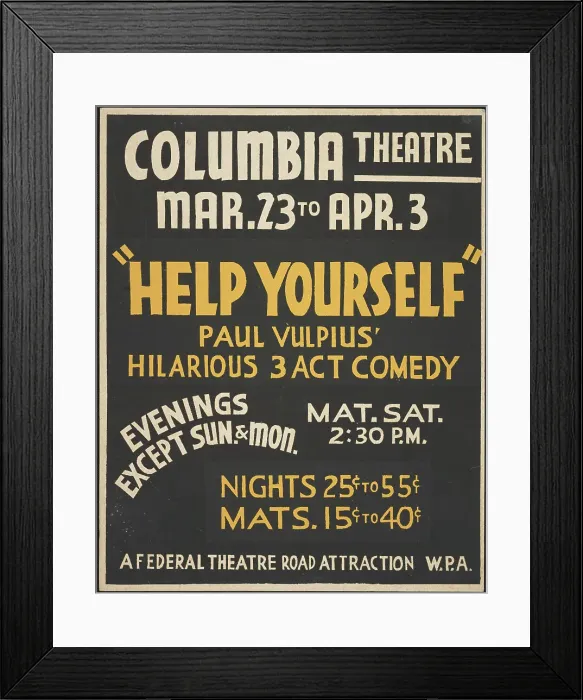 Framed Print : Help Yourself, San Francisco, 1937. Creator: Unknown Framed Print : Help Yourself, San Francisco, 1937. Creator: Unknown