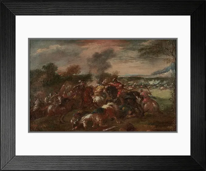 Framed Print : Bataille. Creator: Jacques Courtois Framed Print : Bataille. Creator: Jacques Courtois