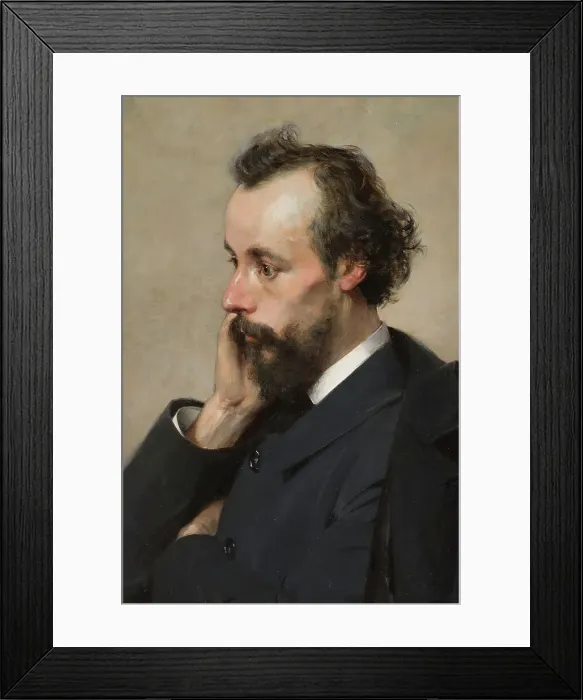 Framed Print : Portrait de Loÿs Delteil. Creator: Paul Mathey Framed Print : Portrait de Loÿs Delteil. Creator: Paul Mathey