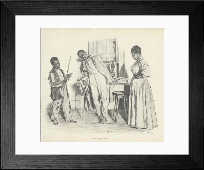 Framed Print : A prodigal son, 1899. Creator: Jay Campbell Phillips Framed Print : A prodigal son, 1899. Creator: Jay Campbell Phillips