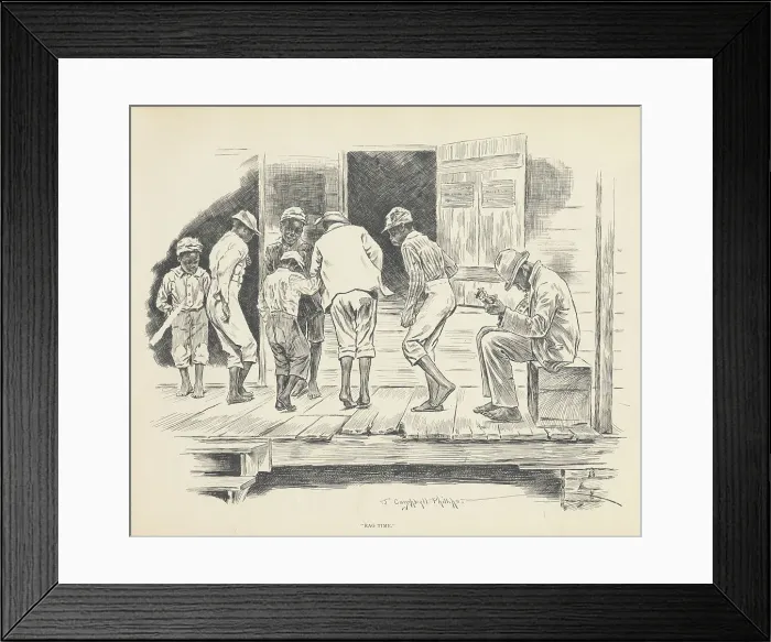 Framed Print : Rag time, 1899. Creator: Jay Campbell Phillips Framed Print : Rag time, 1899. Creator: Jay Campbell Phillips