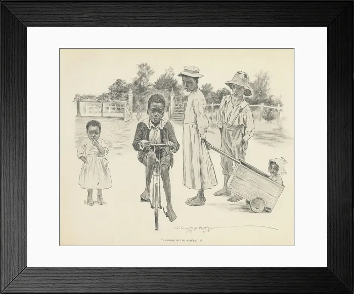 Framed Print : The pride of the plantation, 1899. Creator: Jay Campbell Phillips Framed Print : The pride of the plantation, 1899. Creator: Jay Campbell Phillips