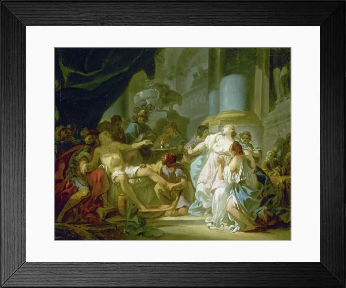 Framed Print : La Mort de Sénèque, 1773. Creator: Jacques-Louis David Framed Print : La Mort de Sénèque, 1773. Creator: Jacques-Louis David