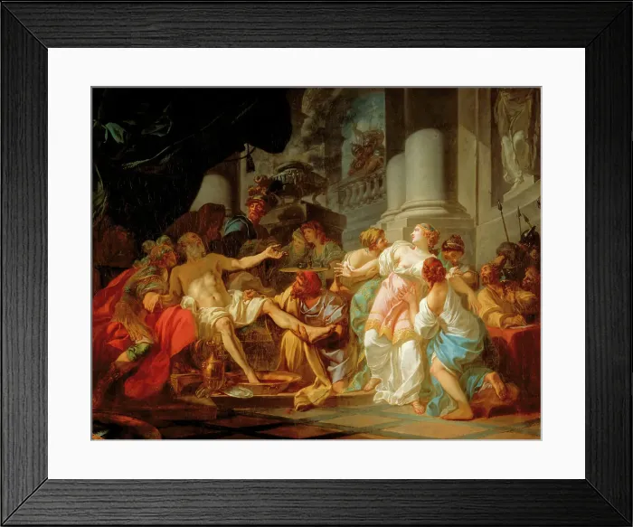 Framed Print : La Mort de Sénèque, 1773. Creator: Jacques-Louis David Framed Print : La Mort de Sénèque, 1773. Creator: Jacques-Louis David