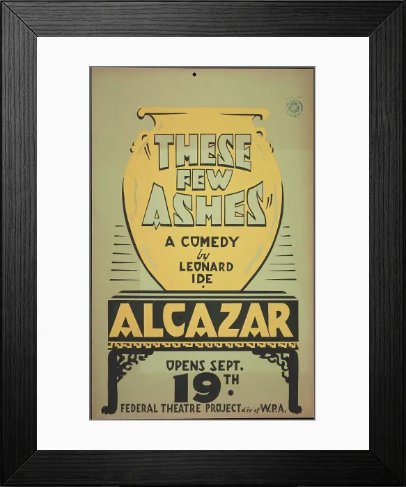 Framed Print : These Few Ashes, San Francisco, 1938. Creator: Unknown Framed Print : These Few Ashes, San Francisco, 1938. Creator: Unknown