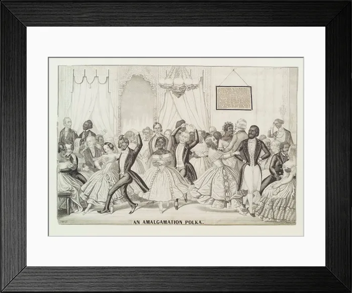 Framed Print : An amalgamation polka, 1845. Creator: Edward Williams Clay Framed Print : An amalgamation polka, 1845. Creator: Edward Williams Clay