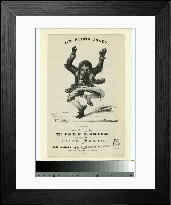 Framed Print : Jim along Josey, 1838. Creator: George Endicott Framed Print : Jim along Josey, 1838. Creator: George Endicott