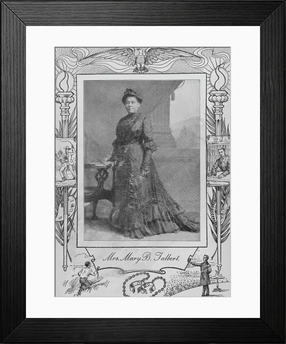 Framed Print : Mrs. Mary B. Talbert [recto], 1902. Creator: Unknown
