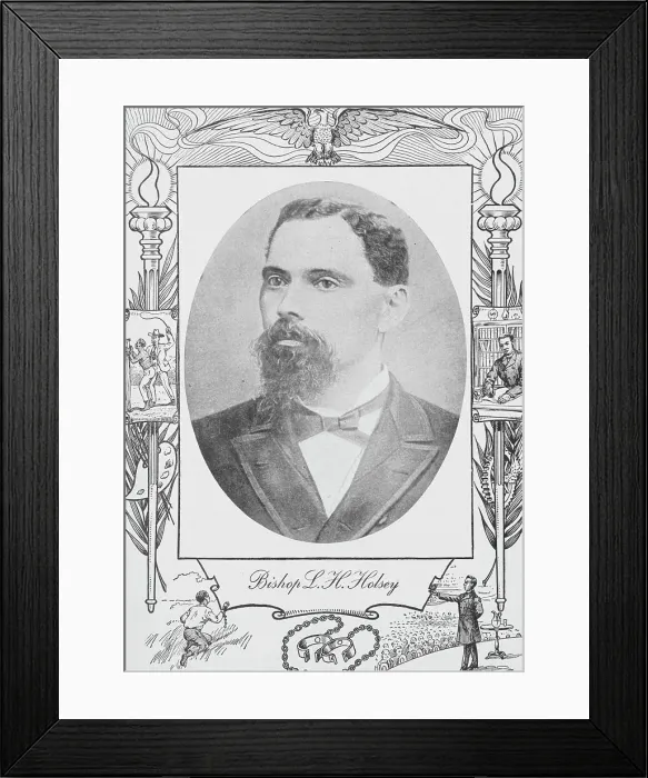 Framed Print : Bishop L. H. Holsey [recto], 1902. Creator: Unknown