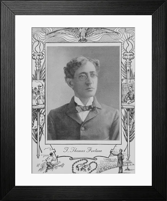 Framed Print : T. Thomas Fortune [recto], 1902. Creator: Unknown
