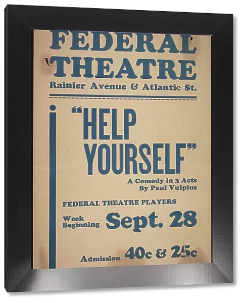 Help Yourself, Seattle, WA, 1937. Creator: Unknown