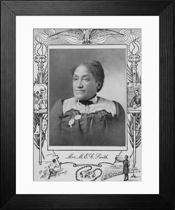 Framed Print : Mrs. M. E. C. Smith [recto], 1902. Creator: Unknown