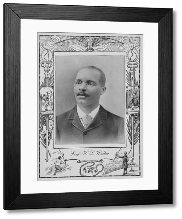 Framed Print : Prof. H. L. Walker [recto], 1902. Creator: Unknown