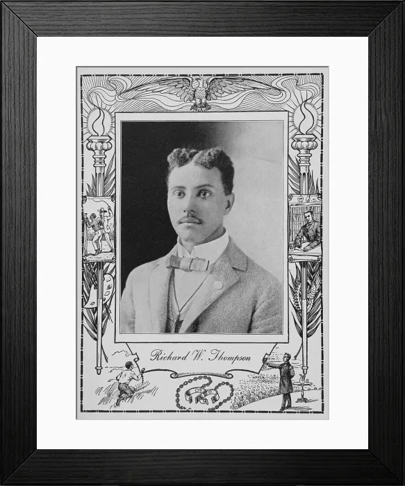 Framed Print : Richard W. Thompson [recto], 1902. Creator: Unknown