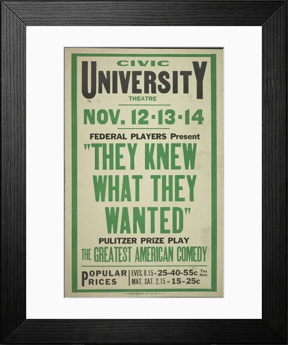 Framed Print : They Knew What They Wanted, Syracuse, NY, [1930s]. Creator: Unknown